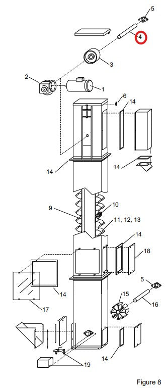 Clemco 05827 Drive Shaft