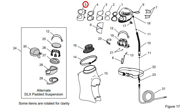 Clemco 24012 Window Frame Assembly (APL 600)
