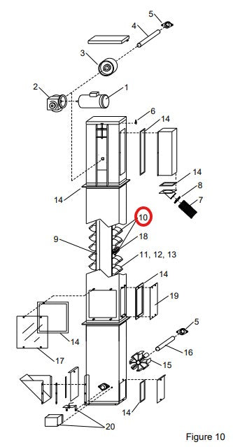 Clemco 06491 Belt Assembly 3 x 3, w/ Poly BKT, 36.5 Ft