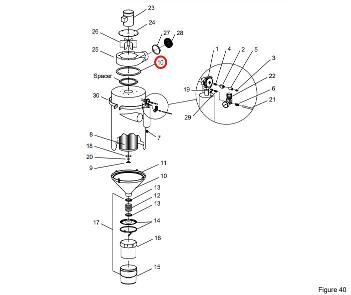 Clemco 00187 Door Gasket Sold Per Foot.