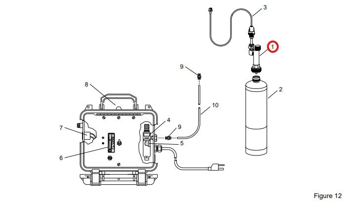 Clemco 22893 Calibr Connector Assembly, CMS-2