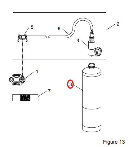 Clemco 11132 CMS Monitor Test Gas (Impurity Free)