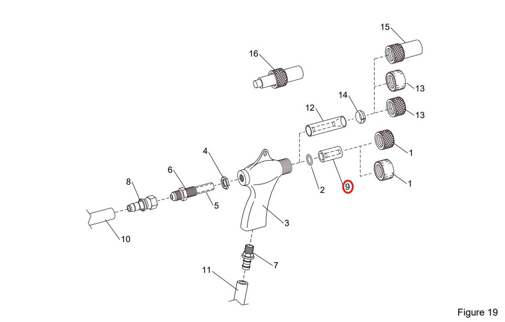Clemco 11936 Nozzle, #6 Boron Carbide