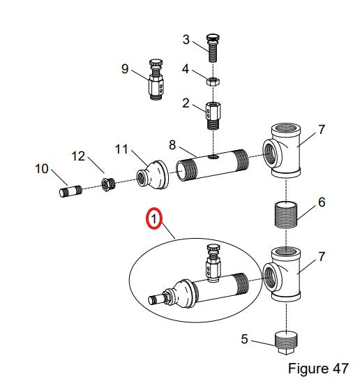 Clemco 12420 Lexan Metering Valve Assembly