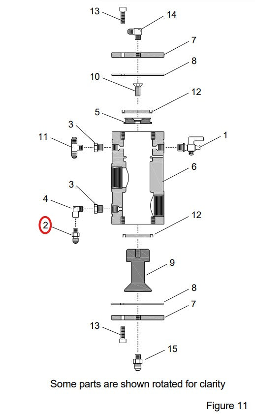 Clemco 20429 Adaptor, 1/8