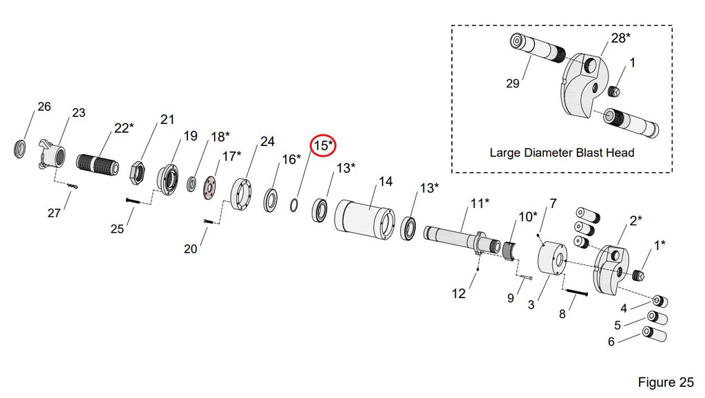 Clemco 02610 SB Tube Locking Ring