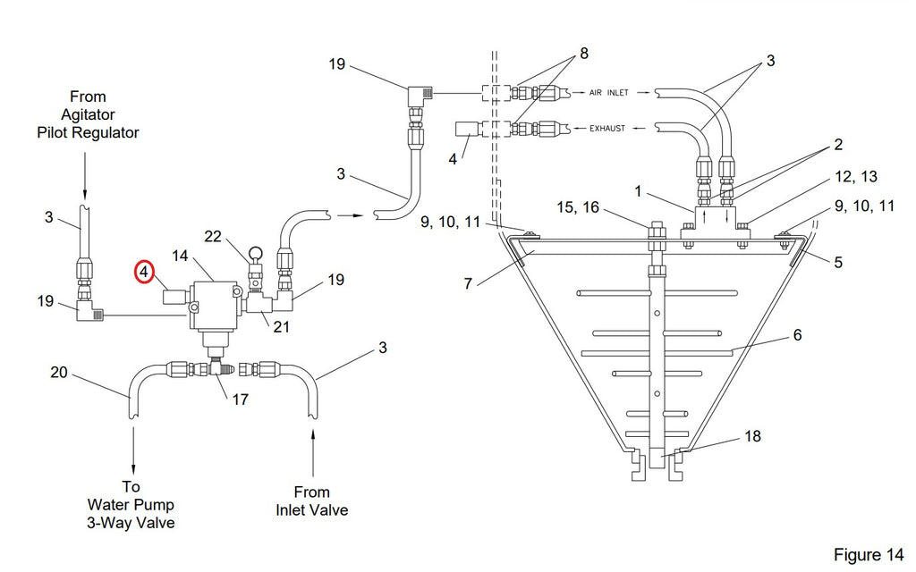 Clemco 03988 Muffler, 1/4