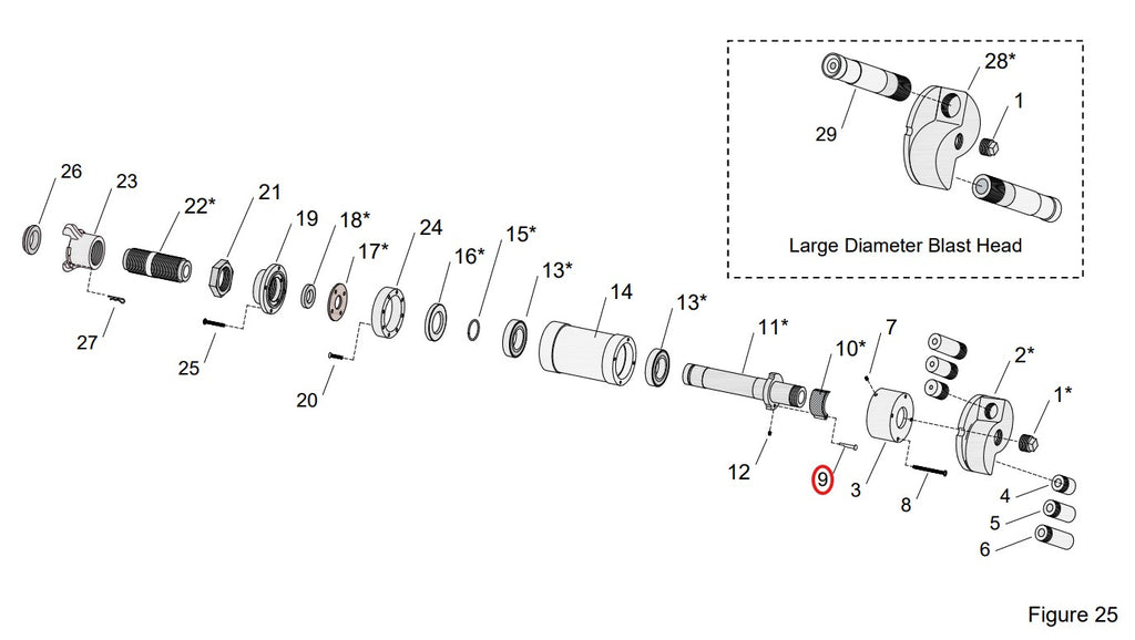 Clemco 02628 Brake Shoe Pin 3/16