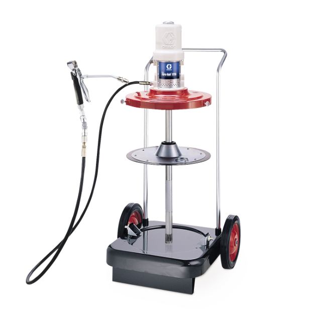 Graco 246916 Mini Fire-Ball® 225 50:1 120 Lb. (54 Kg) Grease Pump - Portable Package 2-Wheel Cart