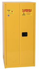 Load image into Gallery viewer, 60 Gallon Flammable Liquid Safety Cabinet, Yellow 1962X