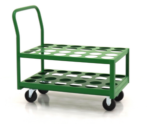 Durham MCC-2436-5PO-83T Medical Cart, Holds 24 Cylinders, 24 X 36