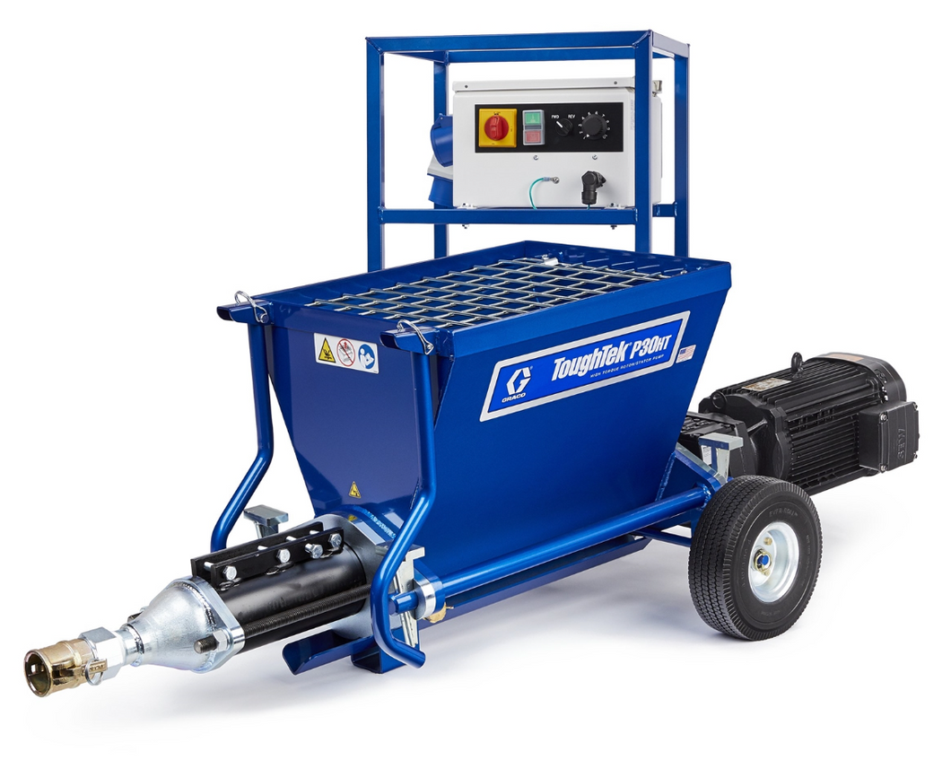 Graco 25M032 ToughTek P30HT Bare Rotor Stator Pump System, 230V, 30A, 1Ph