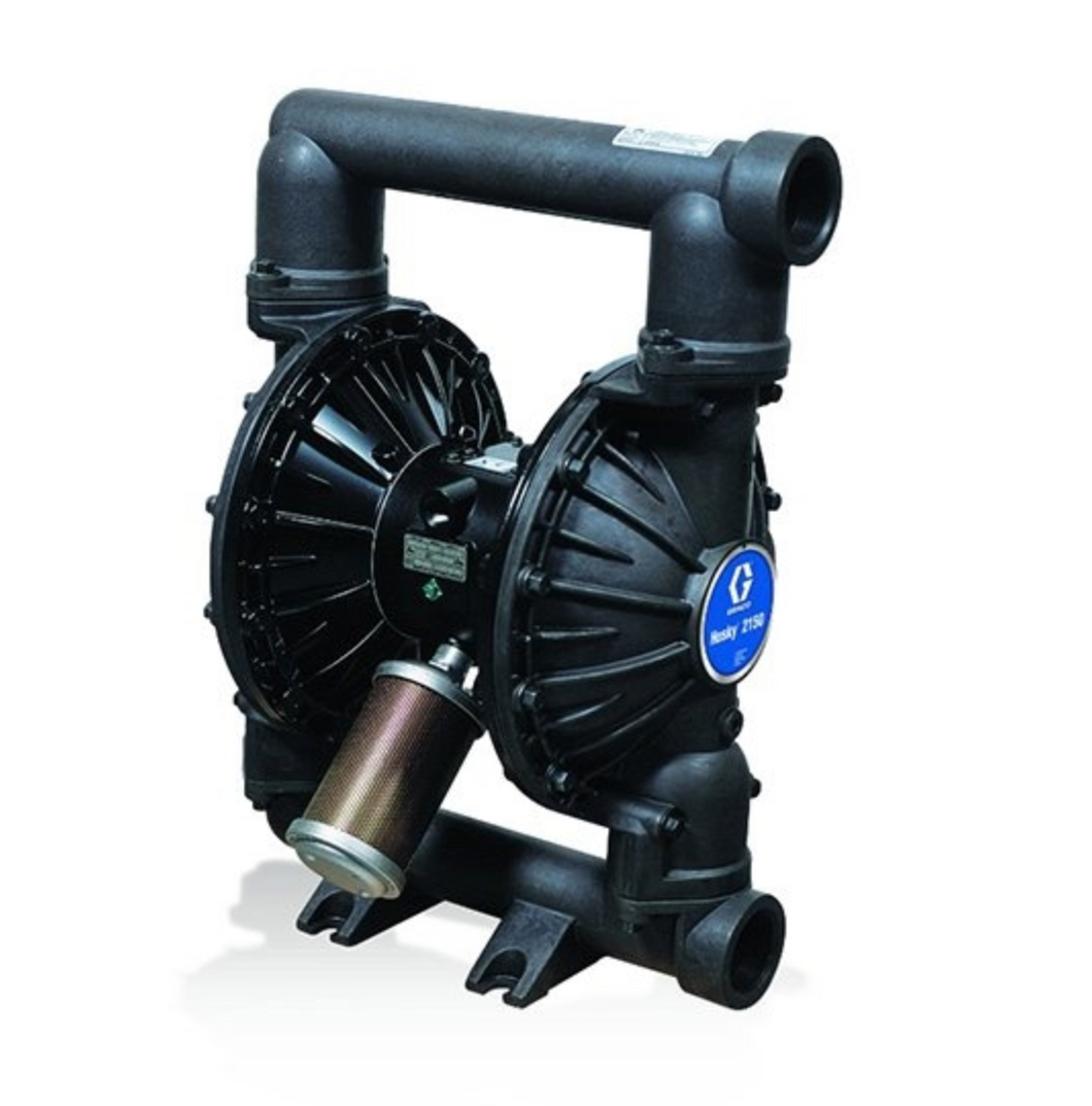 Graco DF3666 Husky 2150 AL AODD Metal Pump with NPT Standard Air Valve, SP Seat, SP Ball, & SP Diaphragm