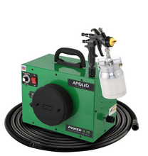 Load image into Gallery viewer, Apollo Power-5 VS 5-Stage 120V HVLP Paint Sprayer w/ 32&#39; Air Flex Hose &amp; A7700QT Spray Gun - Green