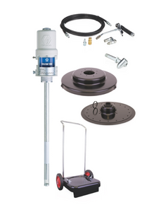Graco 225026 Fire-Ball® 300 Series 50:1 120 Lb. (54 Kg) Grease Pump - Portable 2-Wheel Cart Package