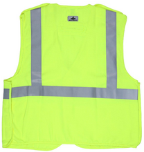 Load image into Gallery viewer, MCR Flame Resistant (FR) Safety Vest - River City FRMBCL2L Type R Class 2 Breakaway Modacrylic FR Safety Vest - Yellow/Lime -1EA