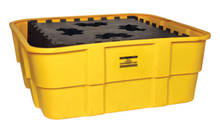 Load image into Gallery viewer, 1683 Yellow Poly IBC Containment Unit, No Drain