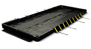 Eagle Talon™ Drive-In & Drive-Out, 12'x36'x1', 3231 Gal. Spill Capacity, Black