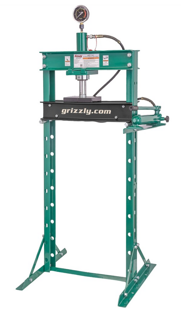 Grizzly T34347 20-Ton Hydraulic Shop Press
