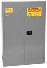 Load image into Gallery viewer, Eagle 60-gal.capacity Flammable storage Cabinet w/ 5 Shelves &amp; 2 Door-Sliding Self Close - Gray