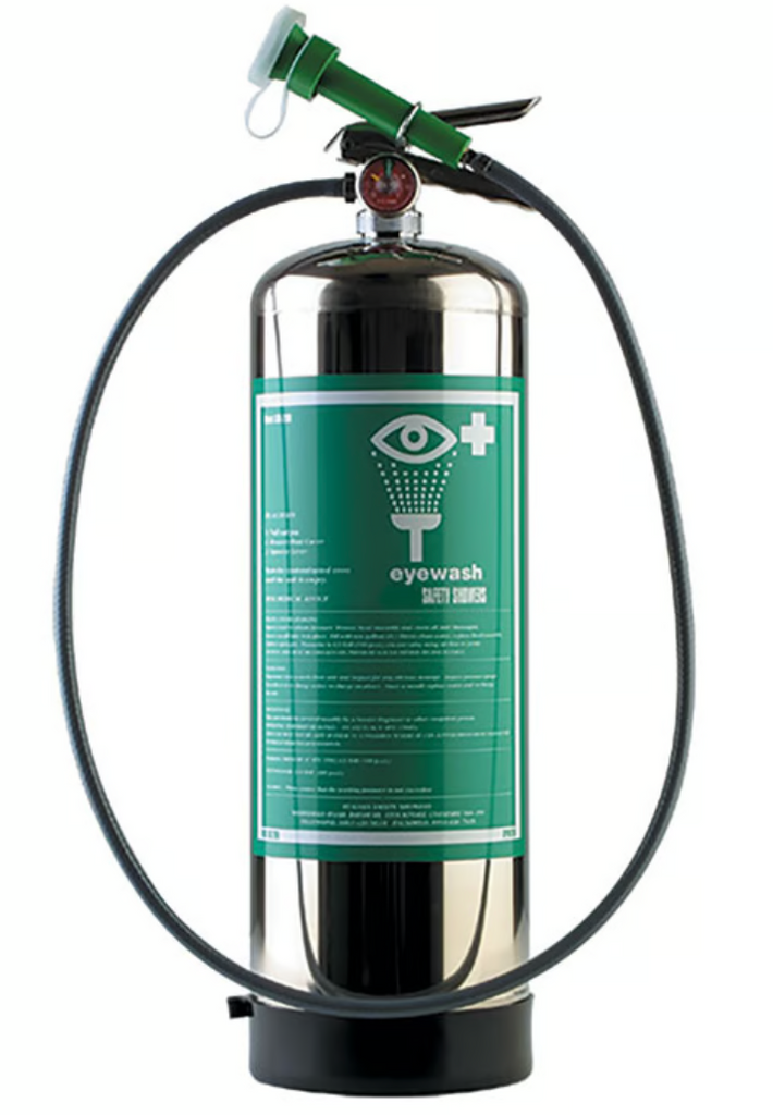 2.9 Gallon, Portable Self-Contained Hughes Eye Wash Station, Pressurized