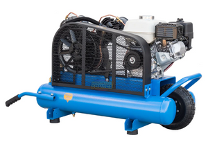 Puma Industries PUK5508G 8 Gallon Gas Powered Air Compressor with Honda Engine Wheel Barrow Style