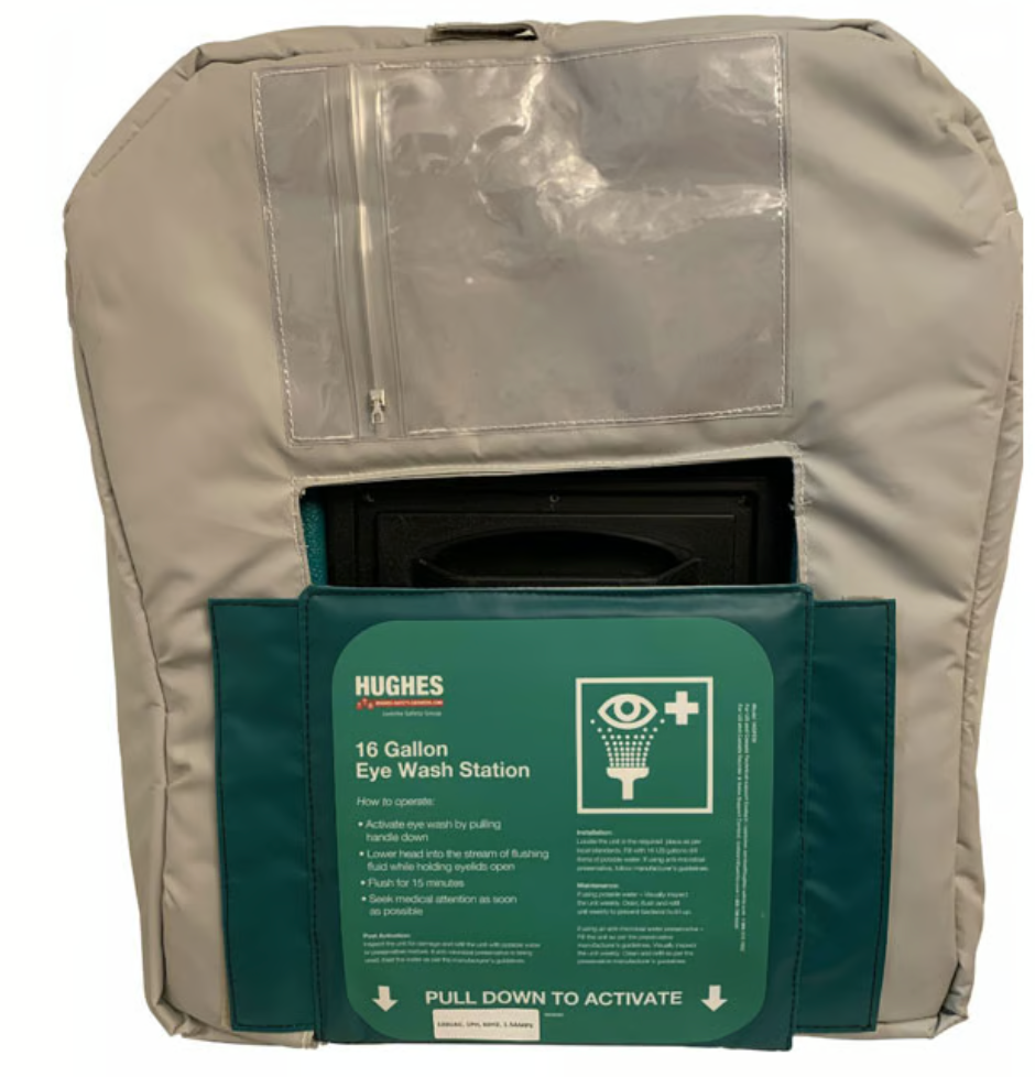 16 Gallon Heated Jacket for Hughes Gravity Fed Eyewash