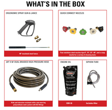 Load image into Gallery viewer, Simpson 65206 SuperPro Roll-Cage SW4440HCDM 49-State 4400 PSI at 4.0 GPM HONDA GX390 with AAA® Triplex Plunger Pump Cold Water Professional Gas Pressure Washer