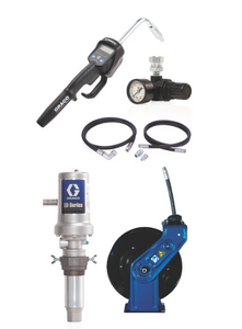 Graco 24K835 Ld Series 5:1 Deluxe Oil Pump With Sd™ Series 1/2 In. X 35 Ft. Hose Reel Package - Manual Meter Type