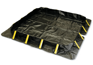 Eagle Talon™ SX Berm, 20'x60'x1', 8976 Gal. Spill Capacity, Black