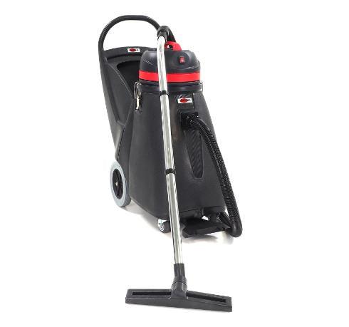 Viper SN18WD 18-gallon, 24" front-mount squeegee, 9' hose, kit: crevice tool, dust. brush, wet/dry pick-up tools, wand, Scrubber