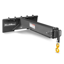Load image into Gallery viewer, MechMaxx Adjustable Skid Steer Crane Jib Attachment, Manual Telescopic Manual Telescoping 6 FT - 10 FT, 5000 lbs Max Capacity, SSCJ50