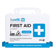 Load image into Gallery viewer, Aero Healthcare SF25AWC SUREFILL™ 25 ANSI 2021 A+ First Aid Kit - Weatherproof Plastic Case - Custom Label