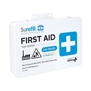 Aero Healthcare SF50BT SUREFILL™ 50 ANSI 2021 B First Aid Kit - Metal Case