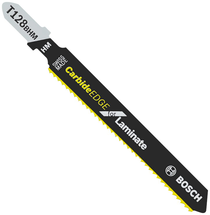 Bosch 3-5/8 In. 14 TPI Carbide-Strip Special for Laminates T-Shank Jig Saw Blade