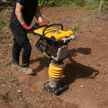 Load image into Gallery viewer, MechMaxx 6.5 HP Tamping Rammer with Wheel Kit, 2700 lb Impact Force Jumping Jack Tamper Compactor for Soil, Gravel, Backfill and Foundation, TR90L