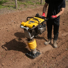 Load image into Gallery viewer, MechMaxx 6.5 HP Tamping Rammer with Wheel Kit, 2700 lb Impact Force Jumping Jack Tamper Compactor for Soil, Gravel, Backfill and Foundation, TR90L