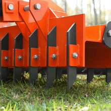 Load image into Gallery viewer, MechMaxx 60" Heavy Duty Soil Pulverizer, Single Spiked Roller, 21 Shanks, Category 1 and 2, 3 Point Hitch Tractor Attachment, TSP60