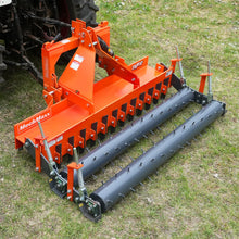 Load image into Gallery viewer, MechMaxx 72" Heavy Duty Soil Pulverizer, Double Spiked Roller, 25 Shanks, Category 1 and 2, 3 Point Hitch Tractor Attachment, TSP72D