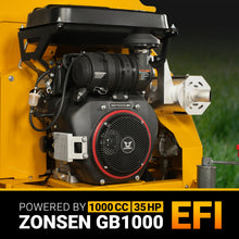 Load image into Gallery viewer, MechMaxx 35hp 1000cc ZONSEN E-Start 8 inch Gas Powered Commerical Wood Chipper with Intelligent Hydraulic Feeding System, CROBA TX1000