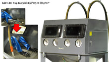 Load image into Gallery viewer, Pirate Brand A691-XX Top Entry Kit For Blast Cabinets Up To 48" Roof Depth, Powder Coated, Includes Mounting Hardware