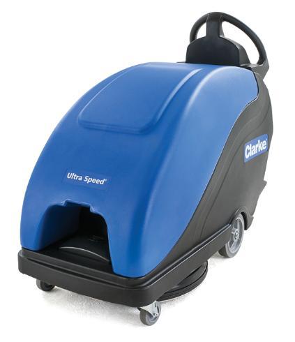 Clarke 56383522 Ultra Speed® 20T Floor Burnisher 200 Ah wet batteries, onboard charger, passive dust control