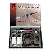 VLS-202S Airbrush Set with Metal Handle & All Three Heads for VLS