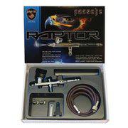 Paasche RG-3S Raptor Gravity Double Action Feed Airbrush Set