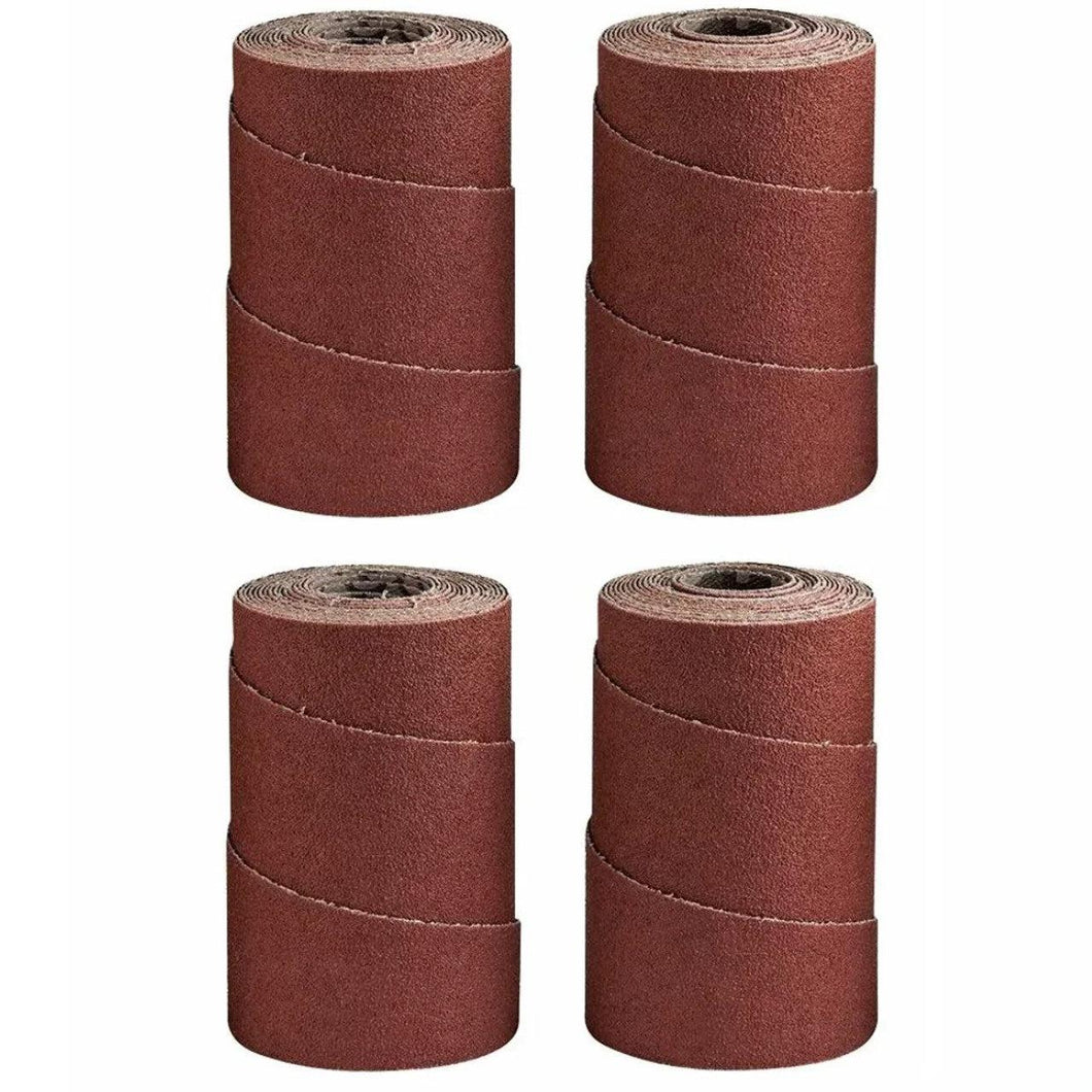 Jet Tools - Ready-To-Wrap Abrasives, 220 Grit, 4-Wraps in Box