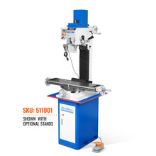 Load image into Gallery viewer, MechMaxx 8-1/4"x33'' Industrial Benchtop Mill Drill Machine Brushless Motor, Variable Speed, R8 Spindle, 2 HP, 110V, Compact Milling Drilling Tool for Garage Shop, DIY Metalworking without Stand VM32L