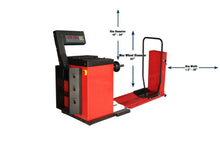 Load image into Gallery viewer, Tuxedo Lifts WB-448 Heavy-Duty Wheel Balancer – Truck &amp; Bus, 1-Gram Accuracy, 298 lb Capacity, 220V