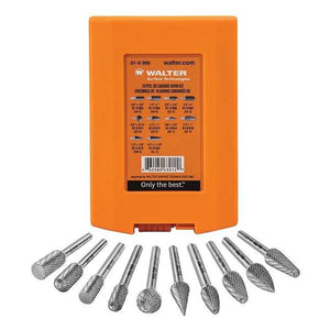 Walter Carbide Burr 10-Piece Kit Dc