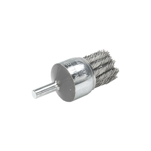 Walter Allsteel 1-1/8 In. Mtd End Brush Knot Twist