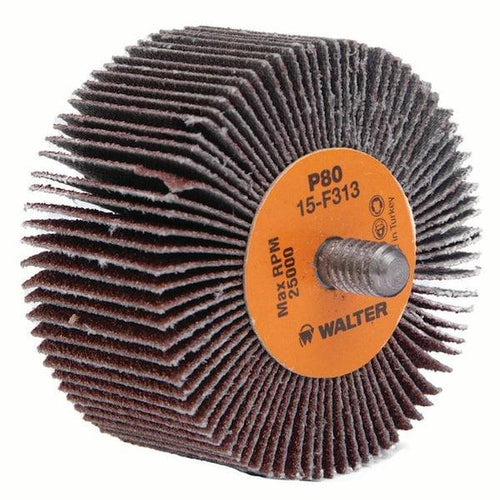 Walter 2 In. X 1 In. X 1/4-20 Grit 80 Coolcut Flap Wheels